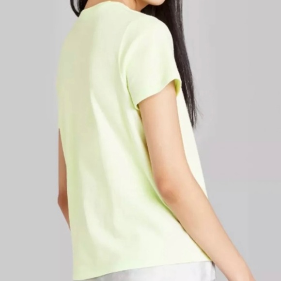 Light Green Boxy T-Shirt Size M NWT - Picture 2 of 8
